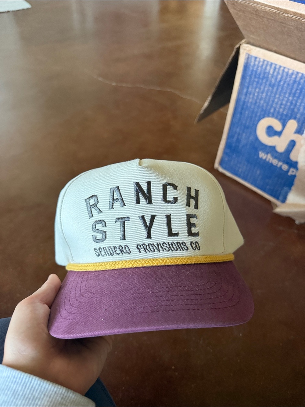 Ranch Style Trucker Hat in Sage & Plum by Seldoro Provisions Co.